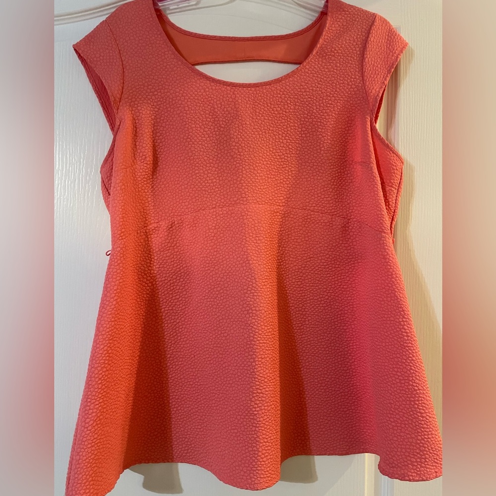 Motherhood maternity peplum blouse